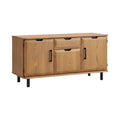 Modern Wooden Sideboard with Storage Cabinets and Drawers